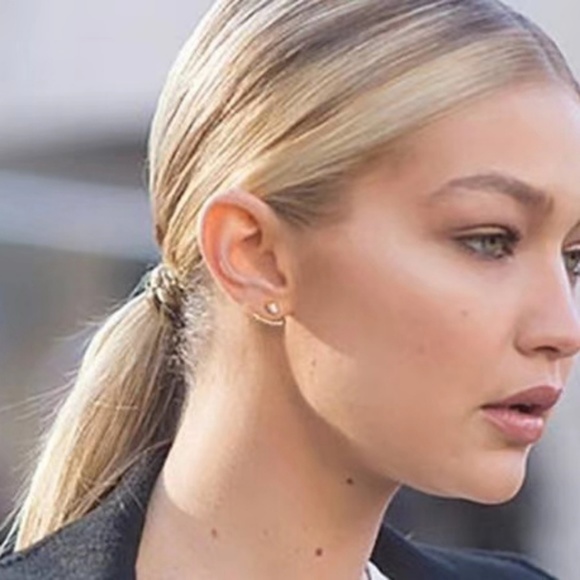 Vita Fede Pearl & Crystal Ear Jacket Earrings - Picture 2 of 4